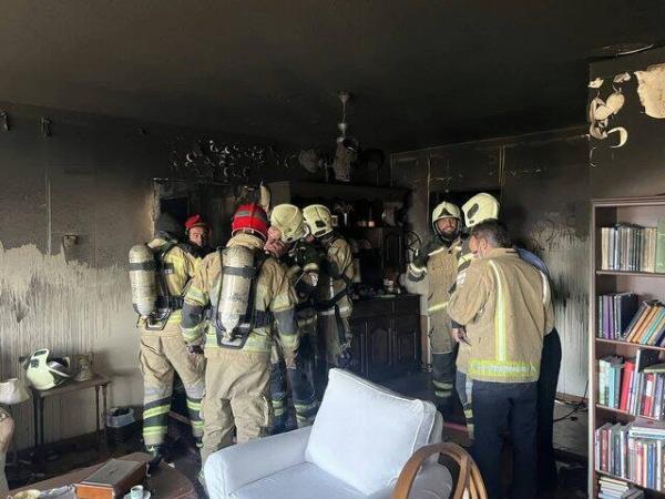 تصاویر آتش سوزی در شهرک اکباتان ، جزئیات و دلیل حادثه؛ 40 نفر نجات یافتند