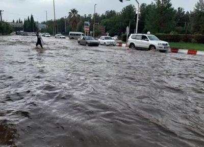 بارش های سیل آسا در 13 استان